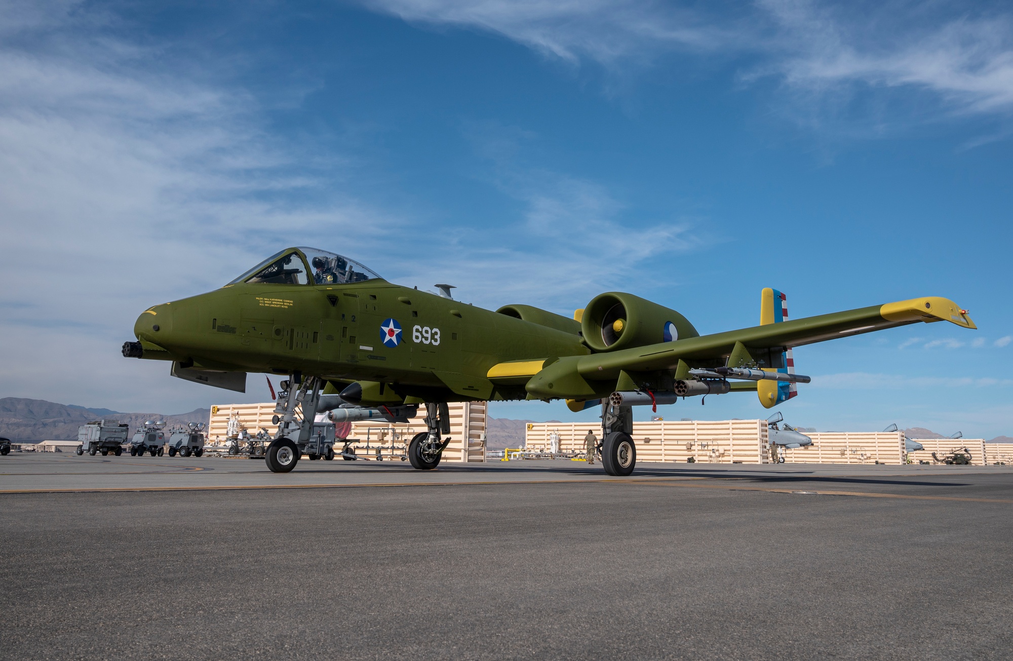 メリーランド州空軍州兵第175航空団のA-10サンダーボルトII。